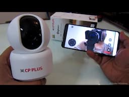 CP Plus Wifi IP CCTV Camera Full Setup Video