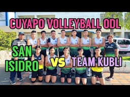 SAN ISIDRO VS TEAM KUBLI | CUYAPO VOLLEYBALL LEAGUE