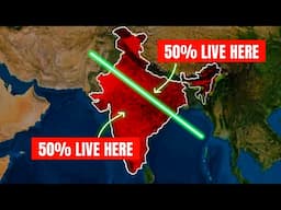 आख़िर क्यों इस छोटी सी जगह में India की आधी आबादी रहती है? India's Population Pattern