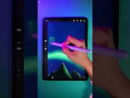 How to Paint Stunning Auroras in Procreate ✨