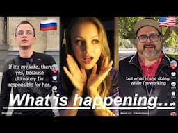 A REAL TRADWIFE REACTS (Episode 7):USA/Russia, asking men: 100% financially provide for their woman?