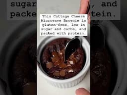 Cottage Cheese Microwave Brownie