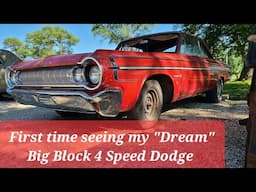 Who remembers the first time they saw a Red Big Block 4 Speed Mopar Money Pit you love