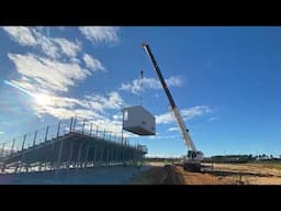 Press Box Installation - Sims Crane & Equipment