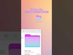 how to customize your DESKTOP ICONS!! 💻✨