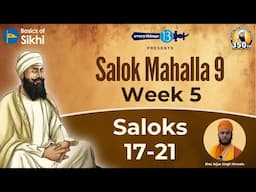 Basics of Salok Mahalla 9 - Week 5 - Bhai Arjun Singh Nirmala