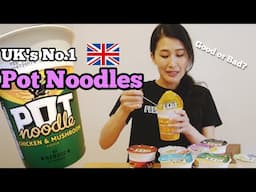 JAPANESE TRYING POT NOODLES | British cup noodles | Japan vs UK | Japanese reaction