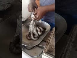 How to prepare Octopus #octopus #fish #seafood #shorts #tiktok #short