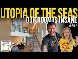 Staying in the MASSIVE CROWN LOFT SUITE on Utopia of the Seas | Royal Caribbean's Newest Ship