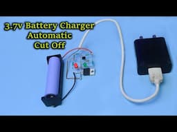 3.7v Li-ion Auto cutoff Battery Charger Using TL431 And IRFZ44n Mosfet