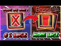 Jujutsu Infinite New Luck Glitch For Lunar Update Do This Now Fast + Full Guide! (CODE)