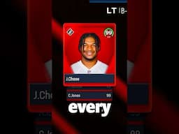 I gave Joe Burrow perfect 99 overall receivers