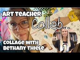 ART VIDEO: Collaborative Art project with @BethanyThiele. Making art with others #art