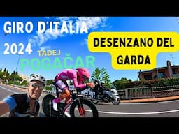 Wir fuhren zum Giro d'Italia Einzelzeitfahren nach Desenzano, Gardasee - Rennradtour 🇮🇹