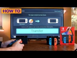 How to transfer User data to a new Nintendo Switch OLED