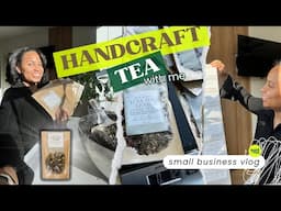 🍵🫚*despite DEI rollbacks* SMALL BUSINESS VLOG | making my bestselling tea blend