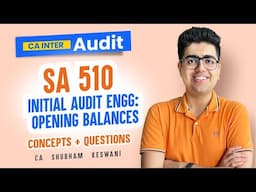 SA 510 Revision | CA Inter Audit | CA Shubham Keswani (AIR 8)