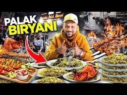 Shadi wala Khana in Lahore | Palak Biryani, Kabab Paratha, Bihari Boti | Pakistan Street Food