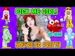 TEXT TO SPEECH Emoji Groupchat Conversations🐦Pick me boy!🐦Roblox Story