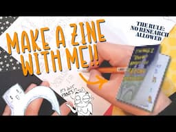 ✨Make a Zine with Me! ✨ -  Fresno Nightcrawler Info Dump