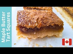 How to Make Dairy Free Maple Butter Tart Squares | No Pastry Needed!