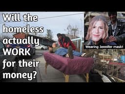 Paying Homeless People to Give Me a Massage!