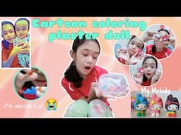 Cartoon coloring plaster doll | My Melody | Sticky wall climbing Spider-Man toy | Frinz Ahyen