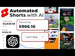 How I make Money with AI generated shorts! (INCOME PROOF)