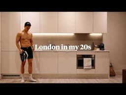 Life in London | Hybrid training, 23km long run, gym, apartment reset | London Marathon 2025