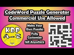 My profitable niche revealed! Get my puzzle generator now for free!  LIMITED TIME ONLY!