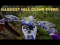 THIS IS HARD ENDURO | SLIPPERIEST HILL CLIMB EVER!!