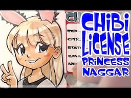 Drawing Chibi License - Princess Naggar