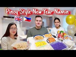 Pinoy Style New Year Namin | Pinoy Food sa Bagong Taon | British Filipina Life In UK #filipinofood