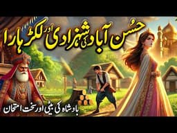 Hussan Abad Shehzadi aur Lakarhara | Badshah Ki Beti Ka Sakht Imtihan | Urdu Kahani