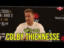 Colby Thicknesse on Debuting Opposite Ilia Topuria's Brother, Rivalry Between Camps | UFC 312