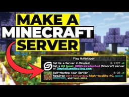 How To Make a Minecraft Server (2025)