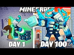 I Survived 100 Days as a SCULK DRILLMAN in Minecraft!