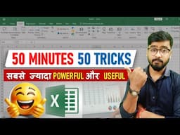 🔥 Top 50 Excel Tips and Tricks in Just 50 Minutes | #Exceltips #Exceltricks