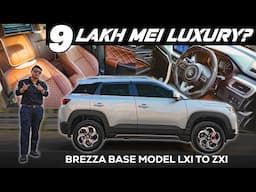 Grand Maruti Brezza 2025 Modification: LXI to ZXI Upgrade That Feels Like a Top Model! | 📞9321811482