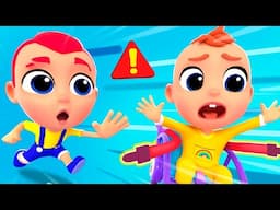 Let's Buckle Up Song | Safety Rules In The Car + MORE Nursery Rhymes & Kids Songs | Tinytots