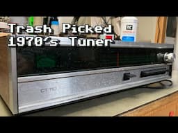 Trash Picked 1970s Dual CT-110 Tuner