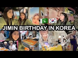 🇰🇷🇵🇰BTS JIMIN BIRTHDAY & KOREAN STREET FOOD VLOG 🥘