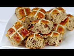 No Binder Gluten-Free Hot Cross Buns [Dairy-Free]