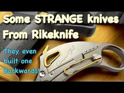 A few crazy knives arrived from Rikeknife. Let’s take a look.