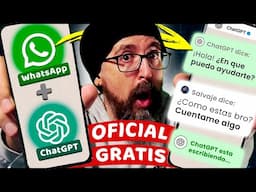 ChatGPT en WhatsApp [ 100% OFICIAL + 100% GRATIS  ] Incluye 3 TRUCOS