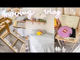 building furniture + finishing my bedroom🪴 moving vlog #6