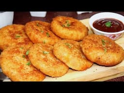 Delicious Chicken Pizza Cutlets !  Evening Snacks Recipe | By Yasmin Huma Khan