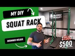 DIY Commercial Grade Squat Rack - Saved Me $1000!