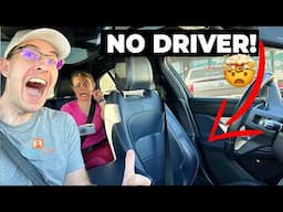 We trusted our lives to a Driverless Car 🤯  Husband & Wife react to first time in a Waymo!