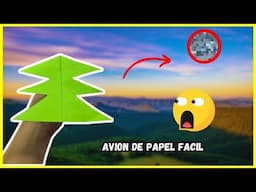 Cómo hacer un avión de papel, fácil que vuela a más de 200 pies